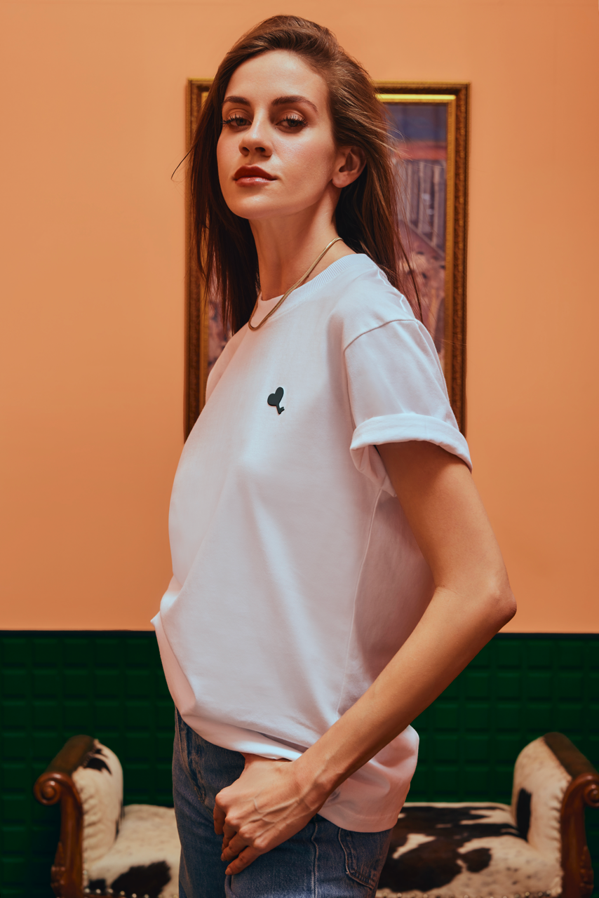 Logo White T-shirt for Women