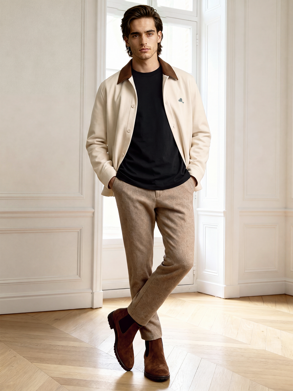The Cœur Key Suede Shacket