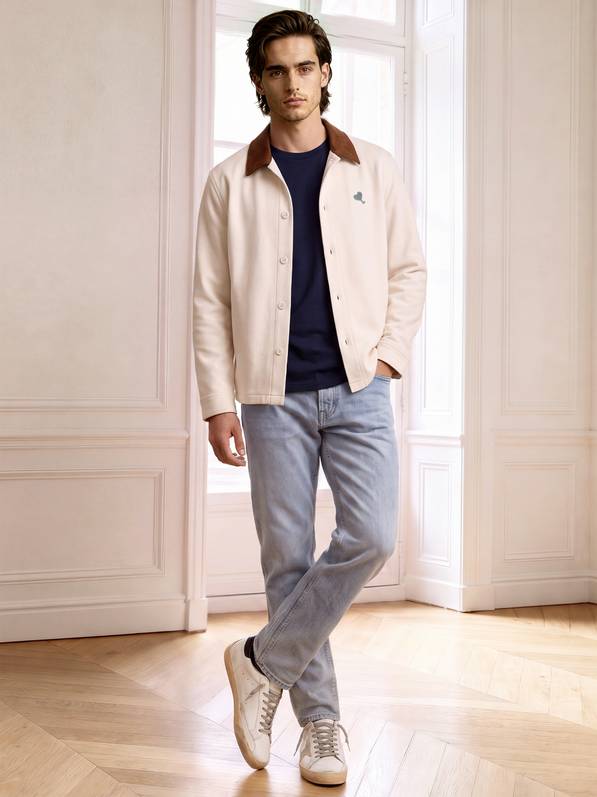 The Cœur Key Suede Shacket