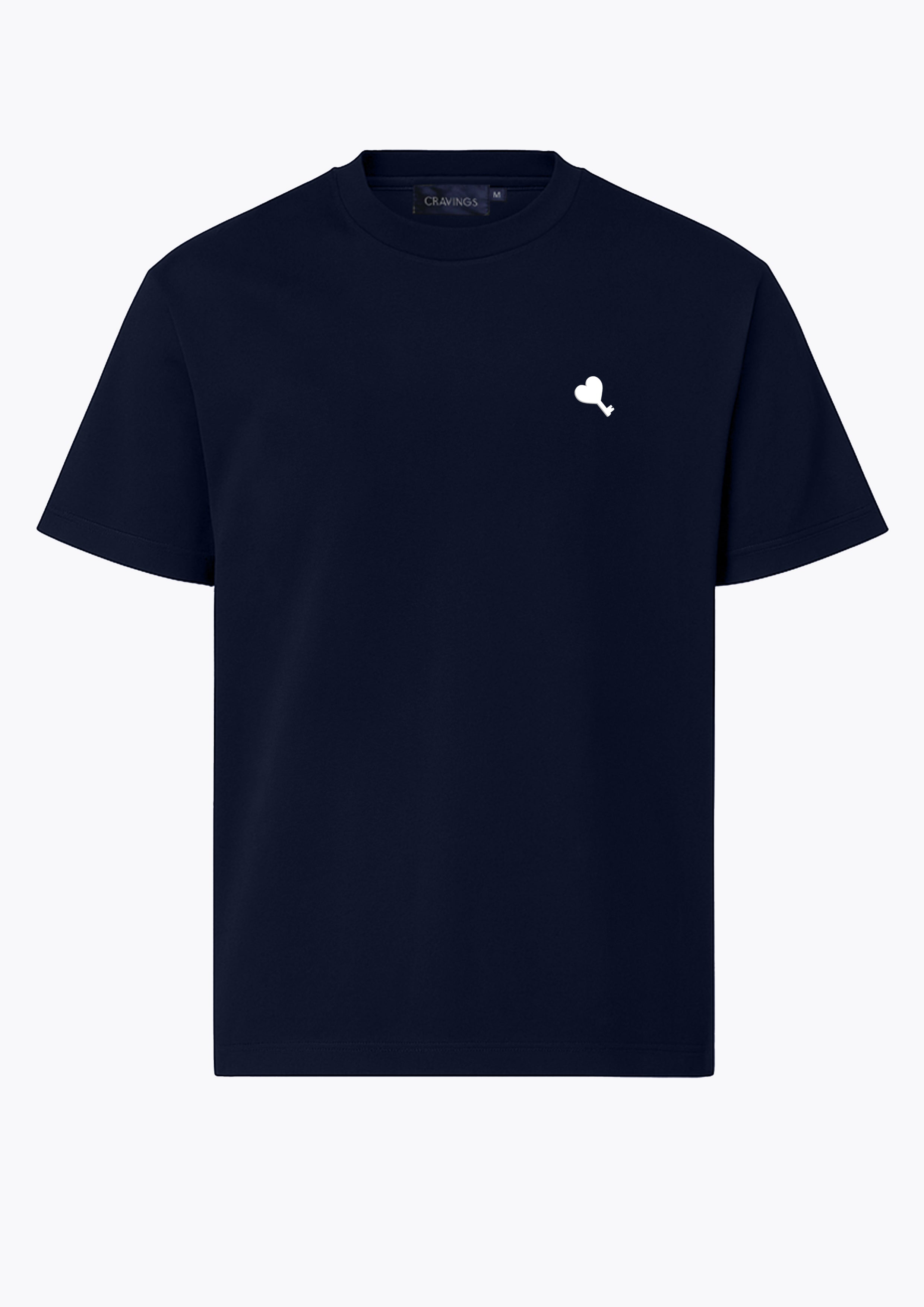 The Cœur Key Relaxed Fit T-shirt in Navy
