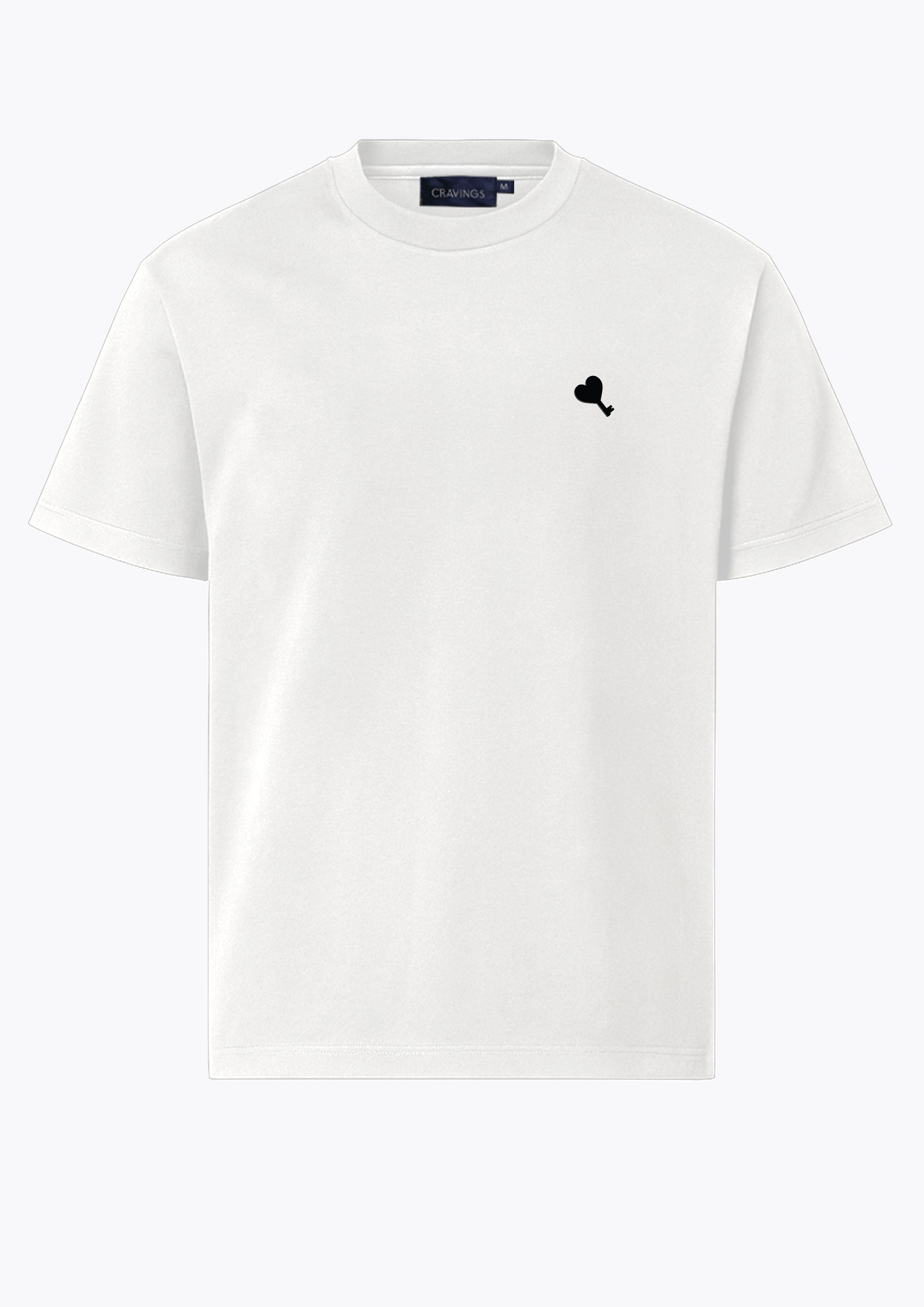 The Cœur Key Relaxed Fit T-shirt in White