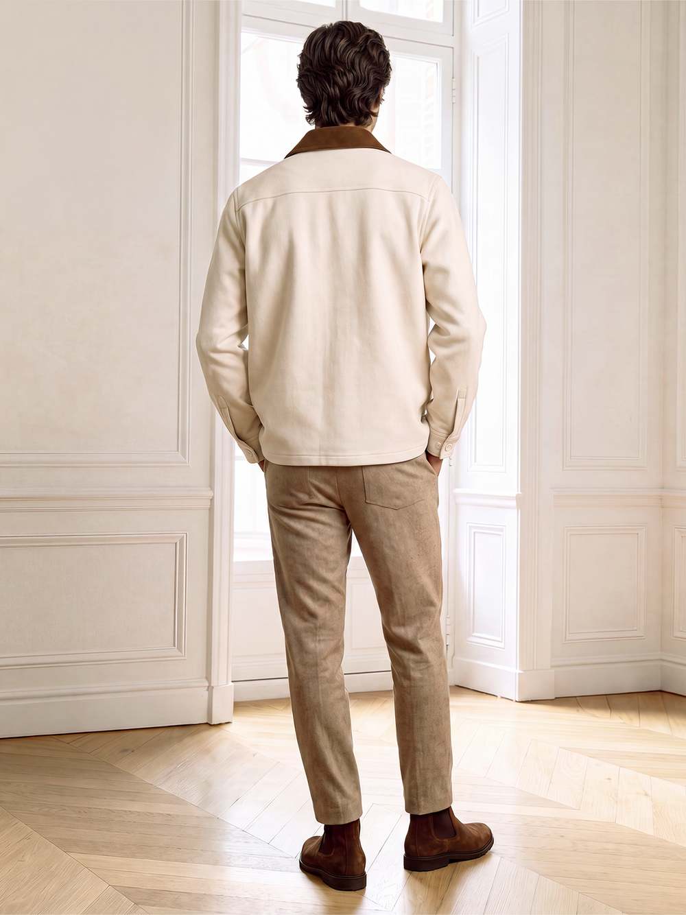 The Cœur Key Suede Shacket
