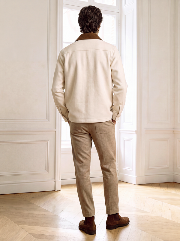 The Cœur Key Suede Shacket