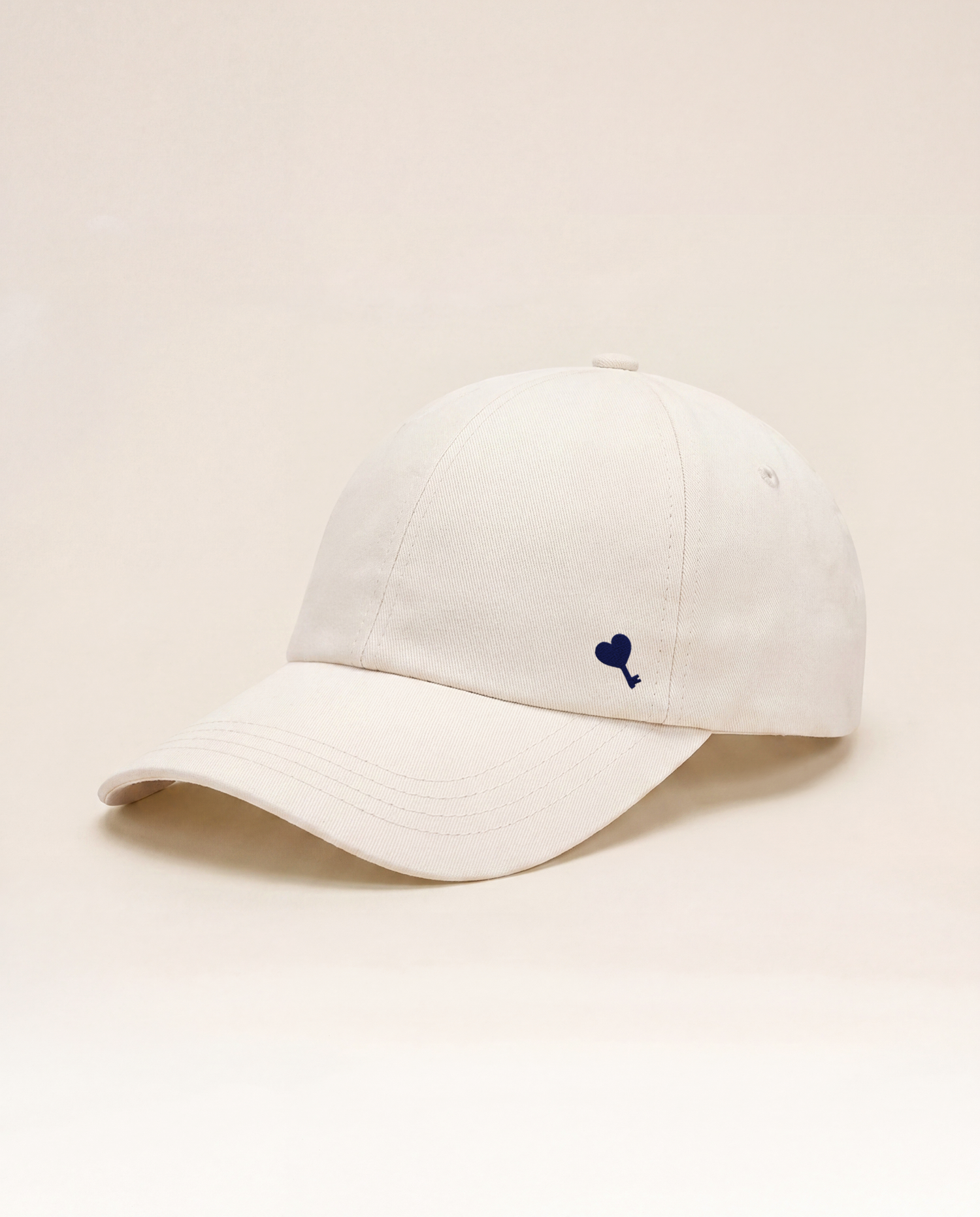 Ecru Cœur Key Embroidered Cap