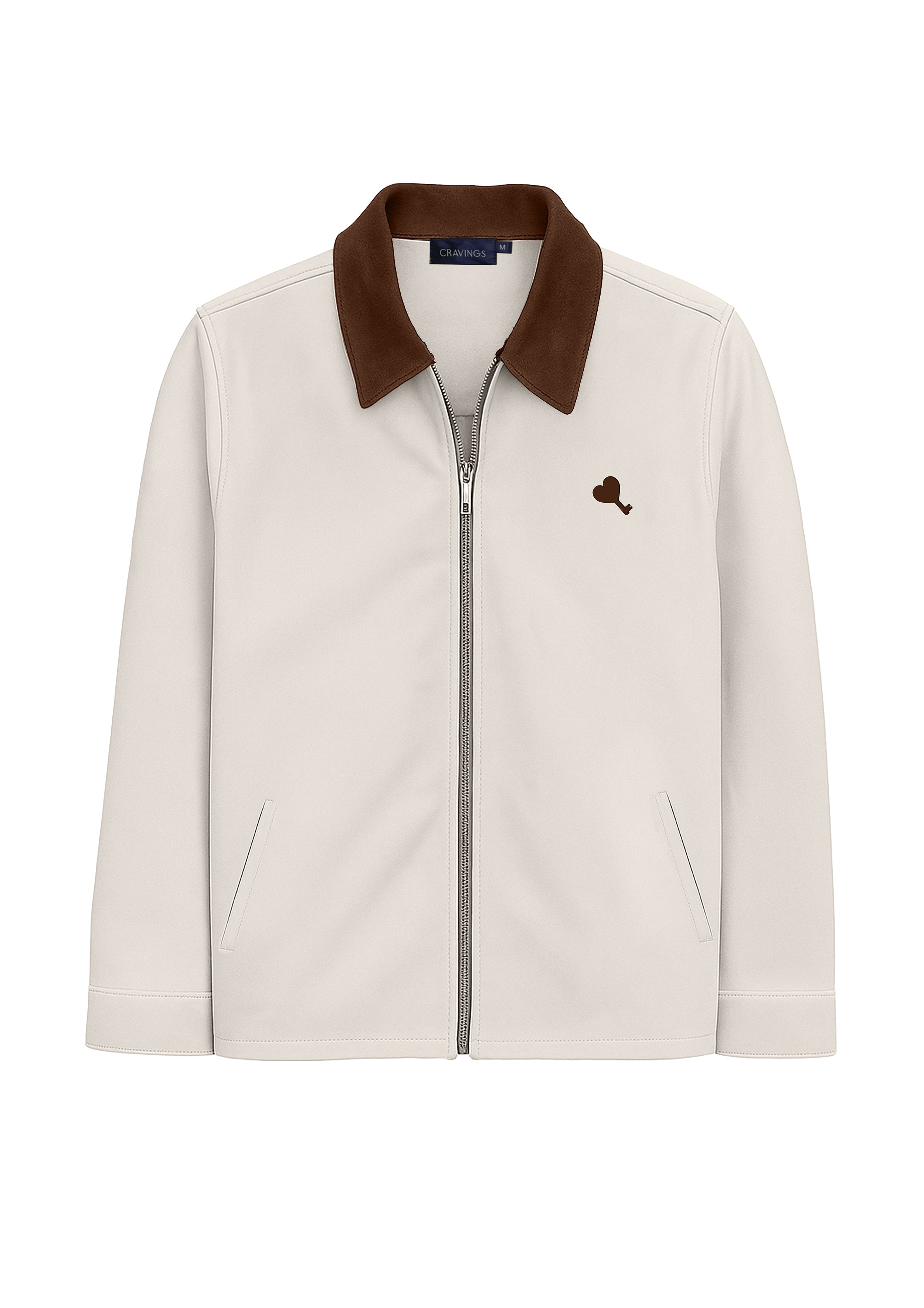 The Cœur Key Suede Jacket