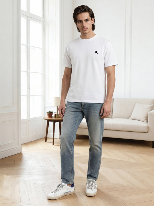 The Cœur Key Relaxed Fit T-shirt in White
